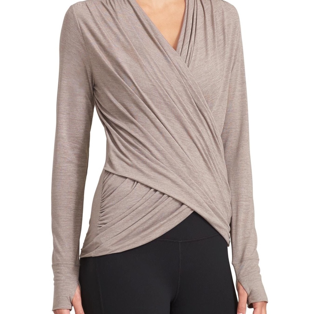 Athleta Odyssey Wrap Top